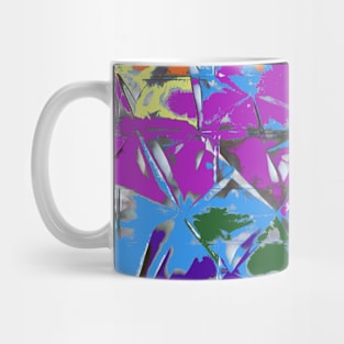 Abstract Rainbow Digital Art Mug